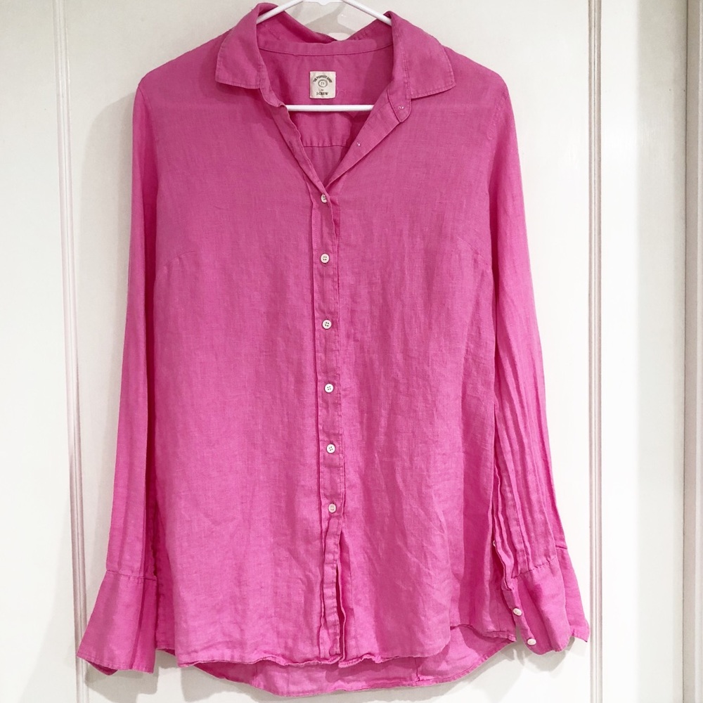 J.Crew Perfect Shirt- 8 Tall